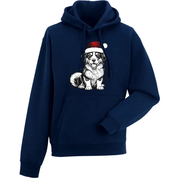 Bluza męska z kapturem SANTAS DOG
