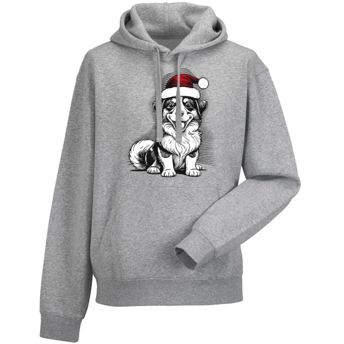 Bluza męska z kapturem SANTAS DOG