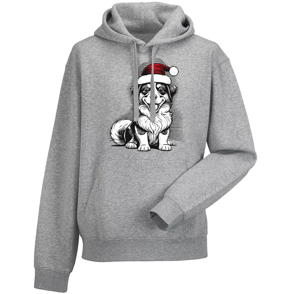 Bluza męska z kapturem SANTAS DOG