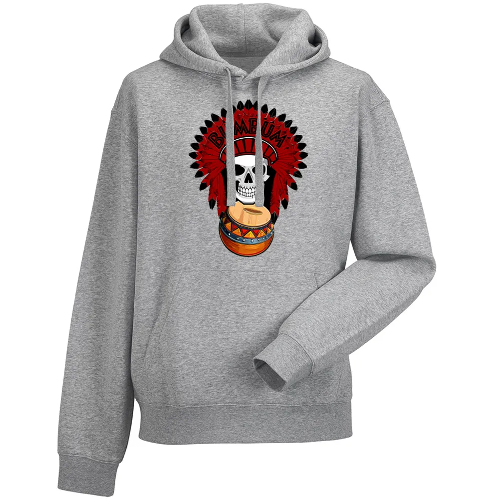 Bluza męska z kapturem SKULL BUM BUM