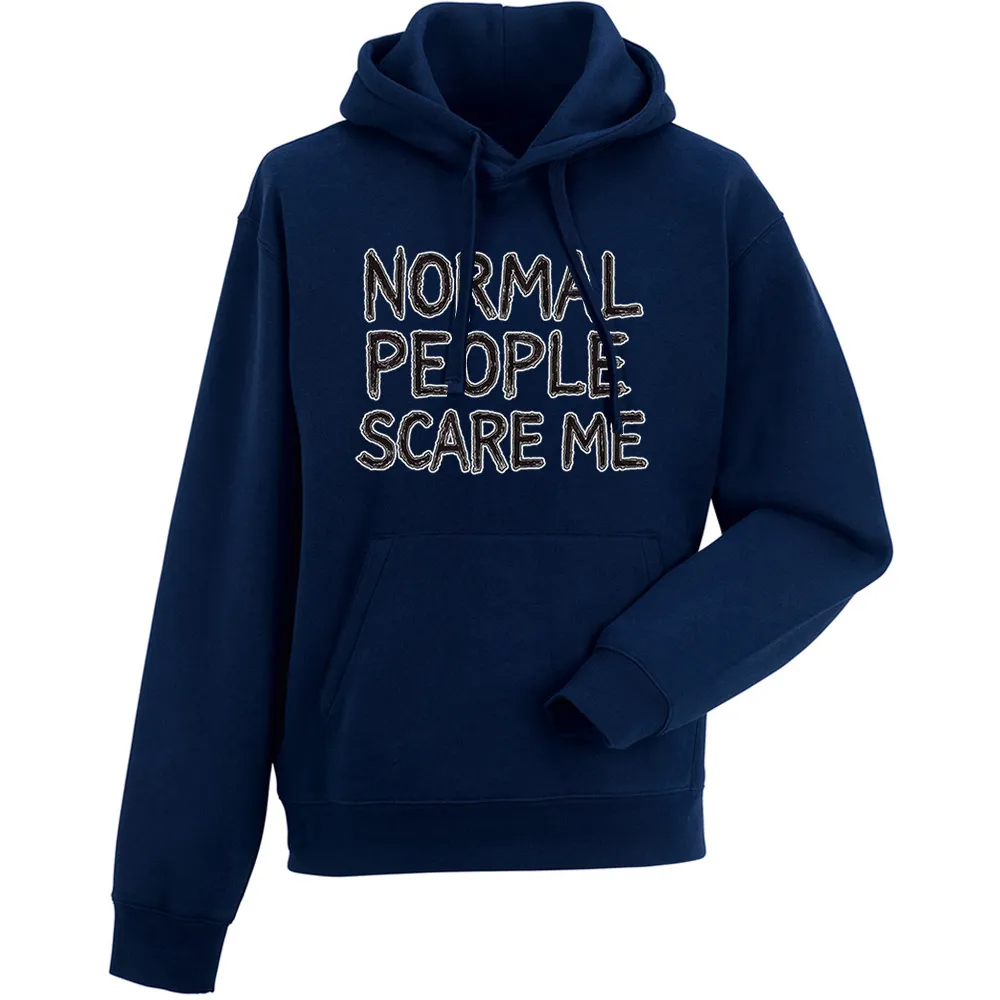 Bluza męska z kapturem NORMAL PEOPLE SCARE ME