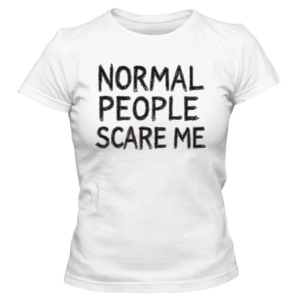 Koszulka damska Normal people scare me