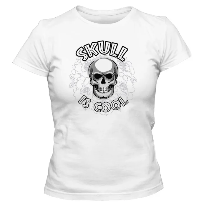 Koszulka damska Skull is cool 1