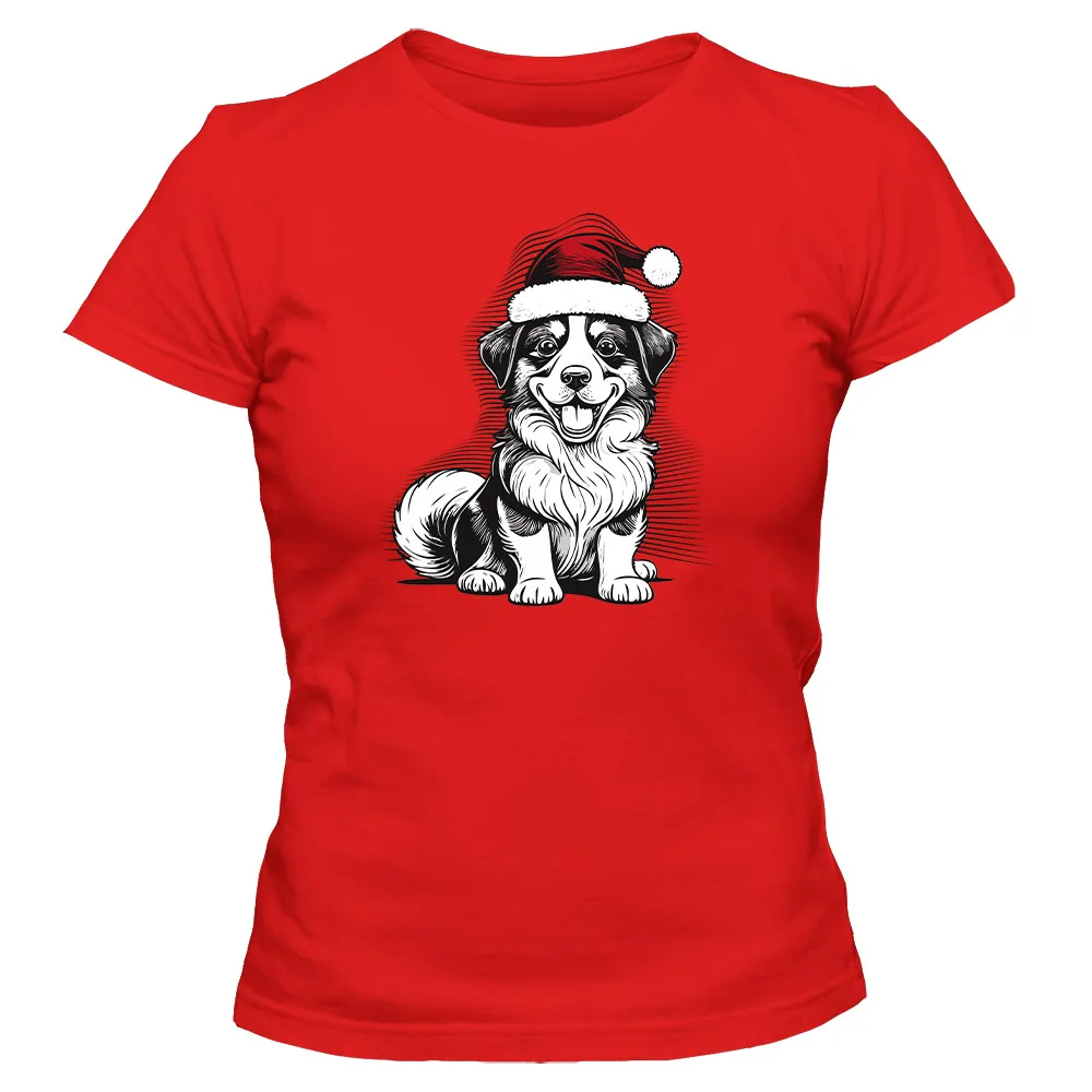 Koszulka damska SANTAS DOG