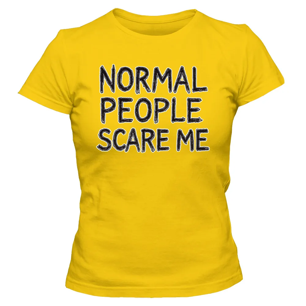 Koszulka damska NORMAL PEOPLE SCARE ME