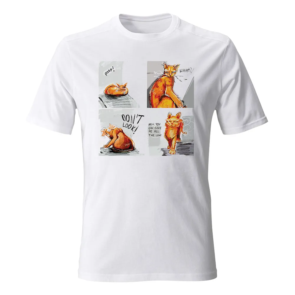 Koszulka męska DZIEŃ KOTA KOMIKS