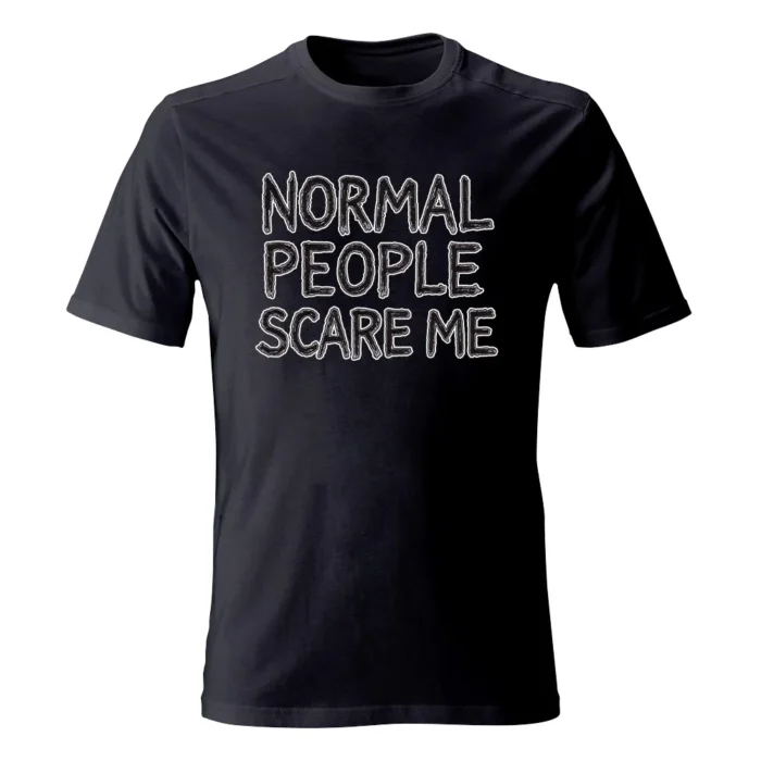 Koszulka męska Normal people scare me