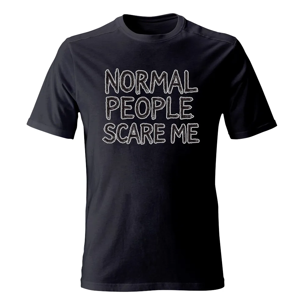 Koszulka męska Normal people scare me