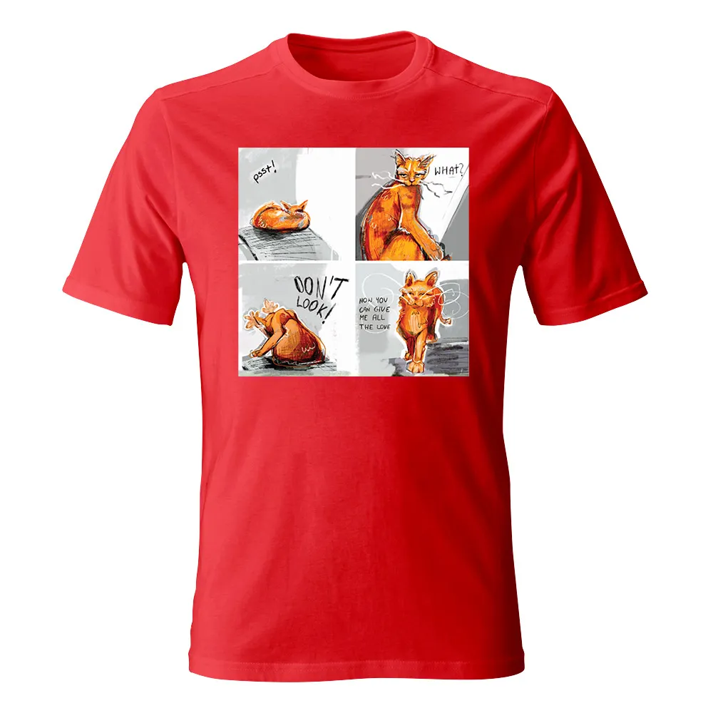 Koszulka męska DZIEŃ KOTA KOMIKS