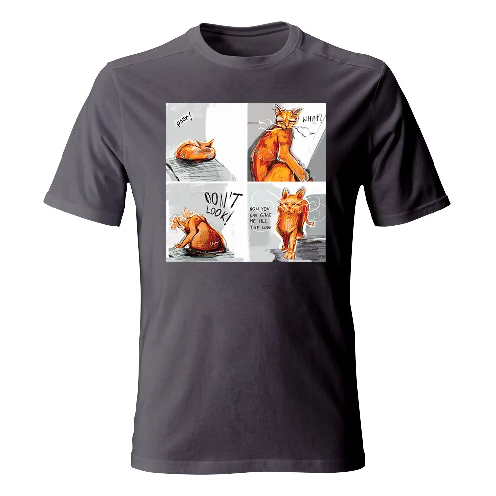 Koszulka męska DZIEŃ KOTA KOMIKS