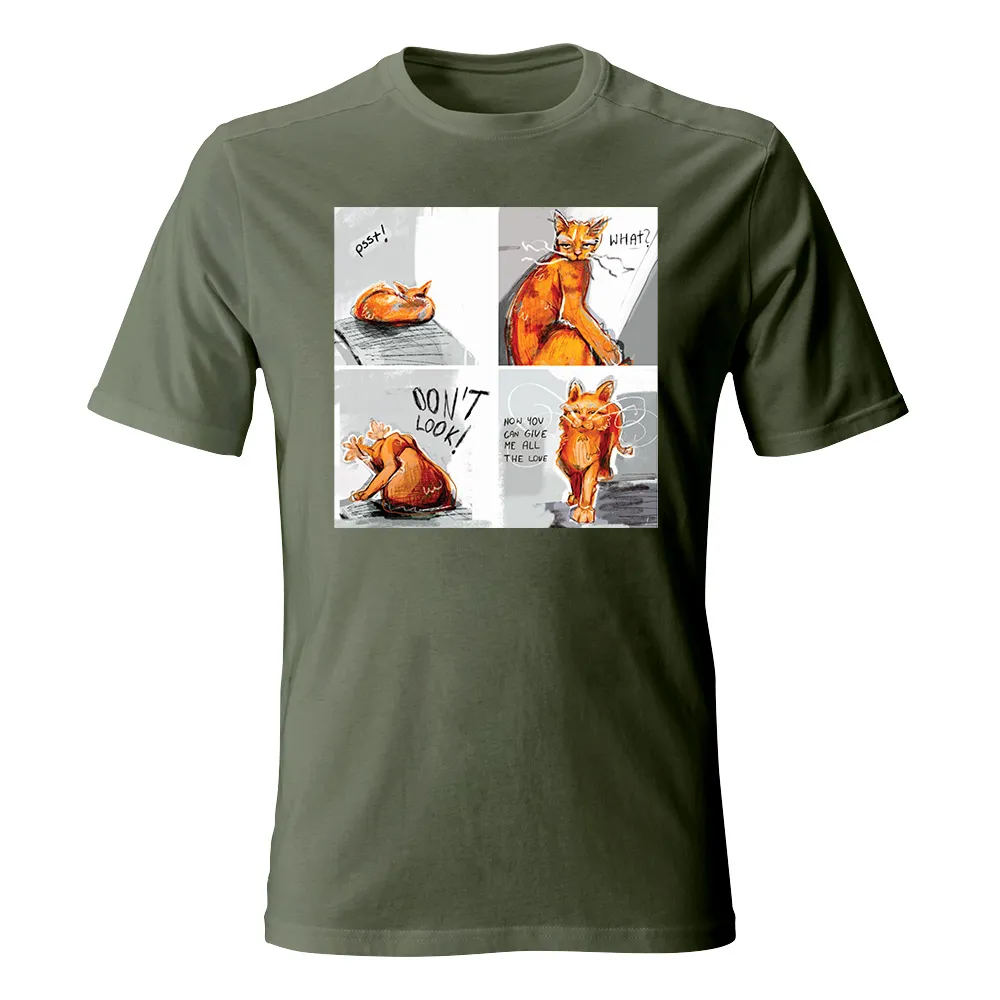 Koszulka męska DZIEŃ KOTA KOMIKS