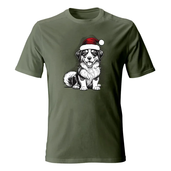 Koszulka męska SANTAS DOG