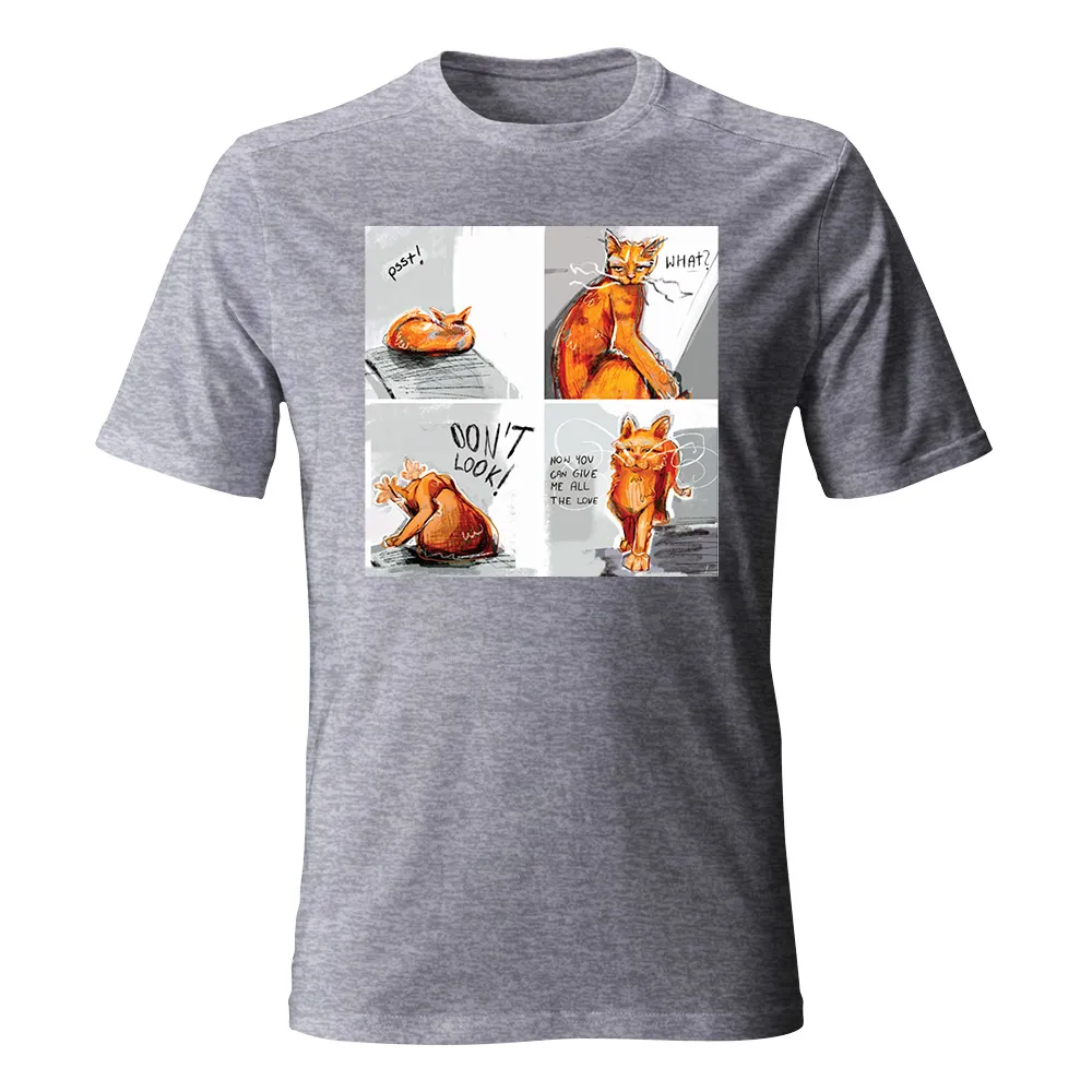 Koszulka męska DZIEŃ KOTA KOMIKS