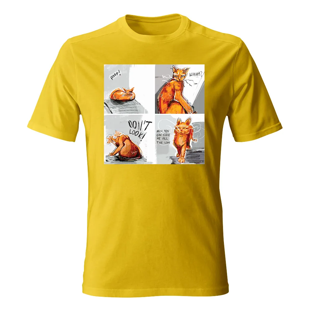 Koszulka męska DZIEŃ KOTA KOMIKS