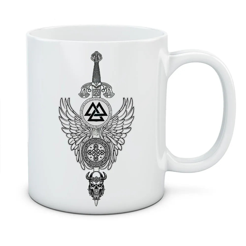 Kubek Legenda wojownika - kolor biały