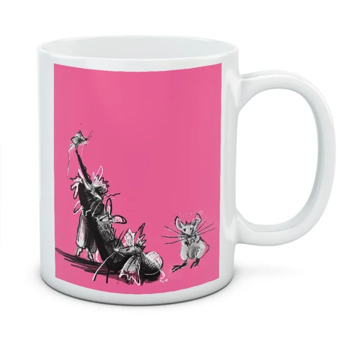 Kubek Myszy - kolor biały