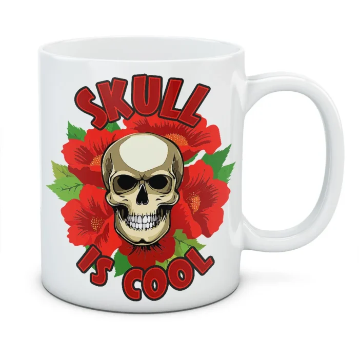 Kubek Skull is cool 2 - kolor biały