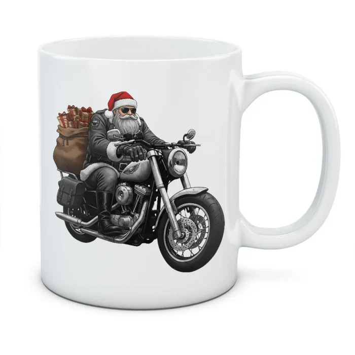 Kubek Święty Mikołaj - kolor biały