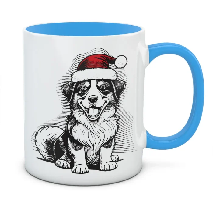 Kubek Santas Dog - kolor biały