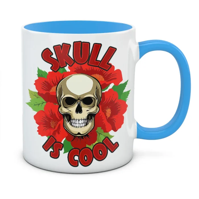 Kubek Skull is cool 2 - kolor biały