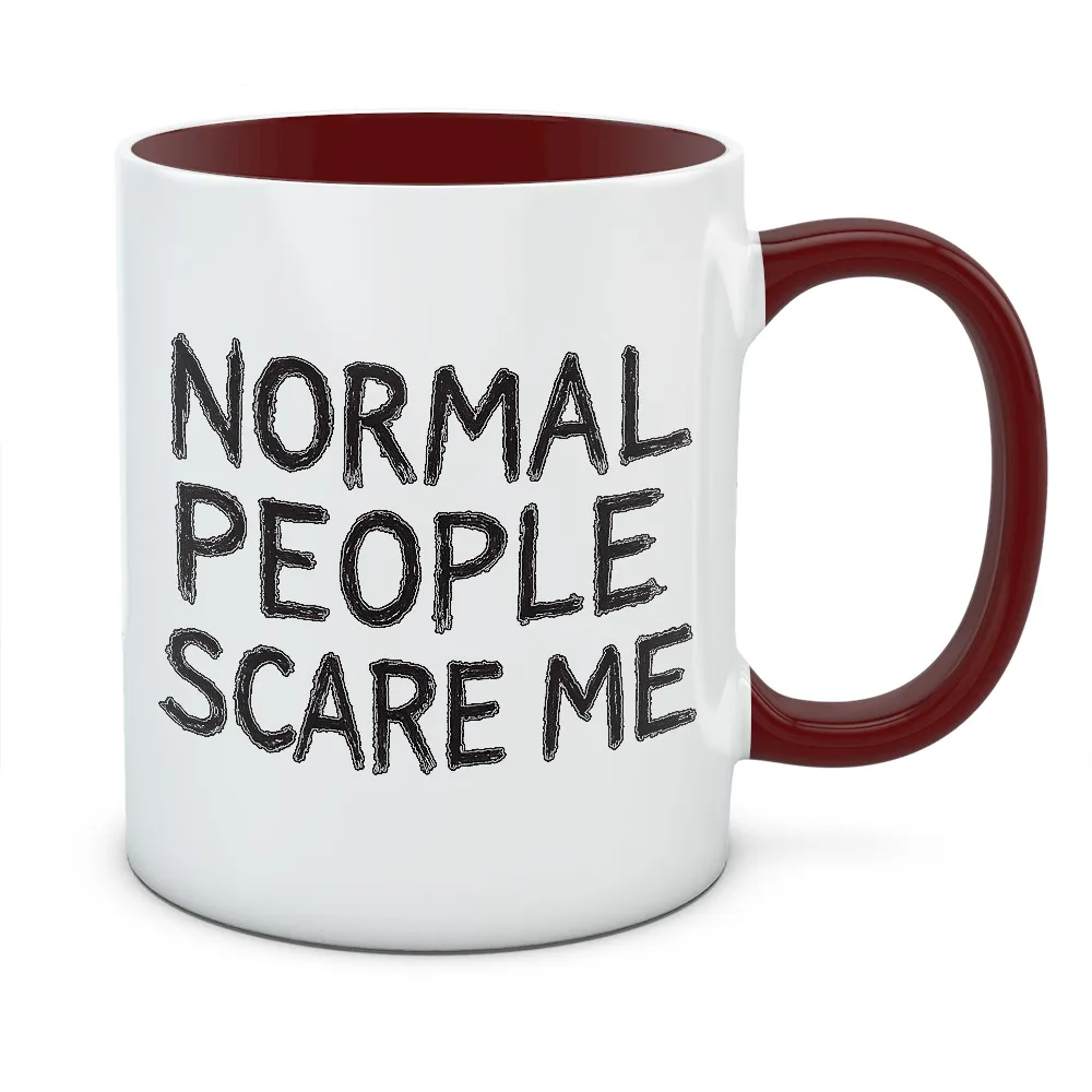 Kubek NORMAL PEOPLE SCARE ME