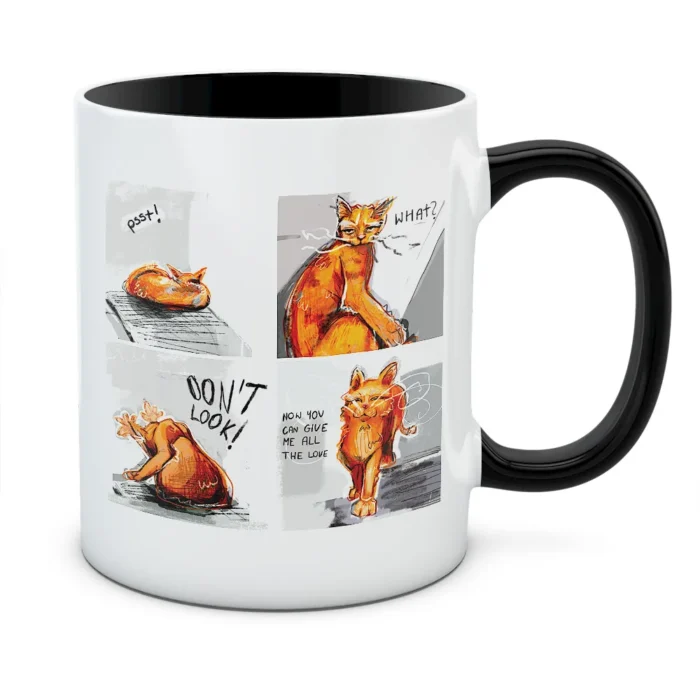 Kubek DZIEŃ KOTA KOMIKS