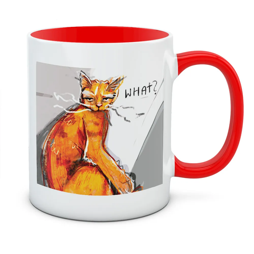 Kubek DZIEŃ KOTA WHAT