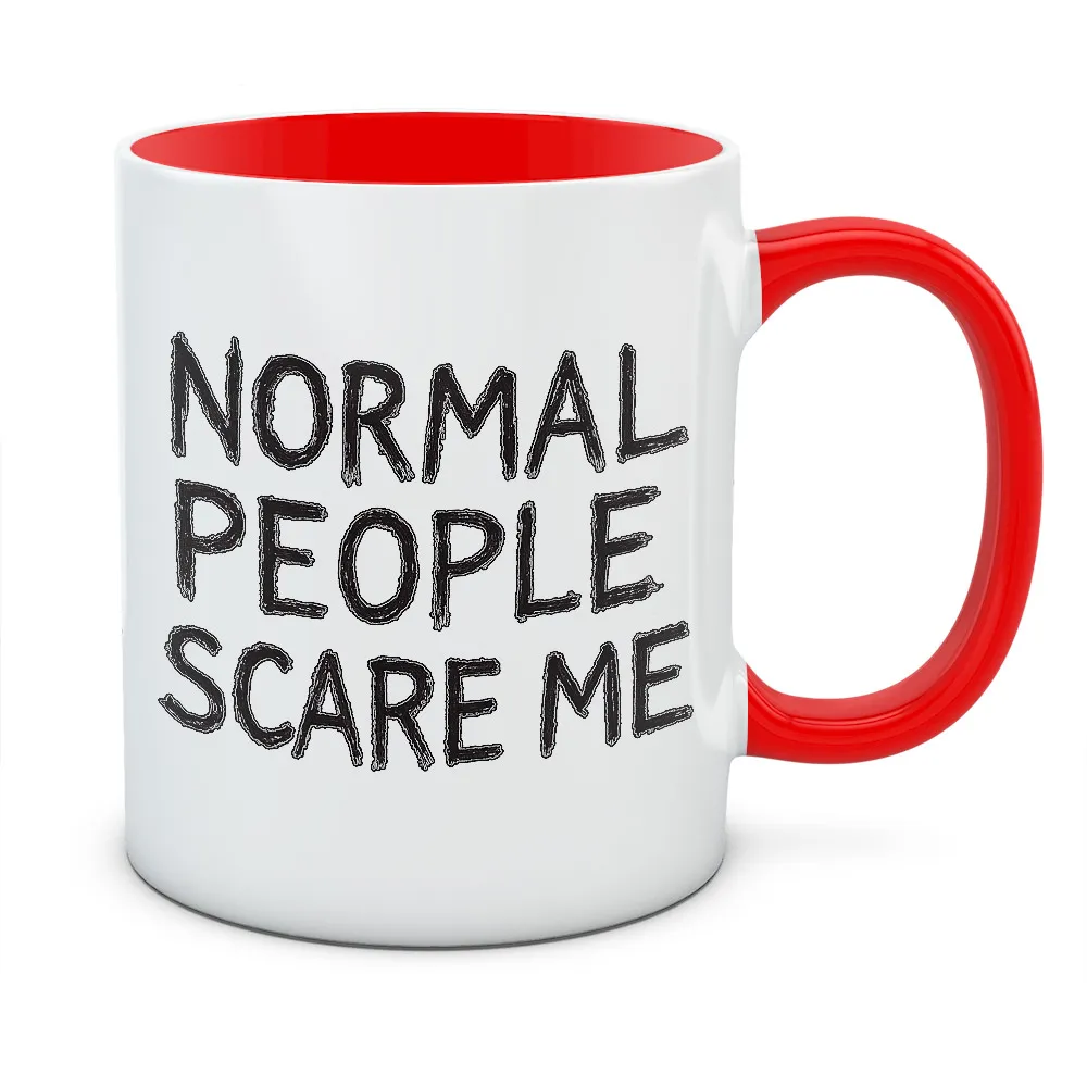 Kubek NORMAL PEOPLE SCARE ME