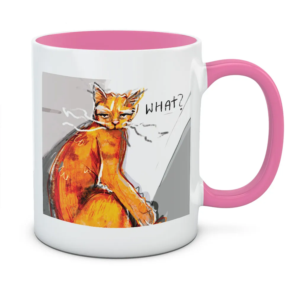 Kubek DZIEŃ KOTA WHAT