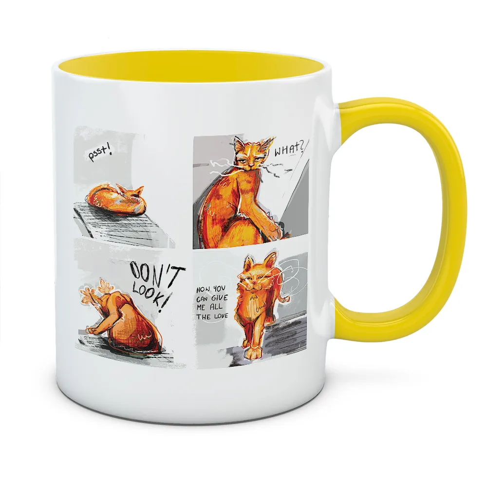 Kubek DZIEŃ KOTA KOMIKS