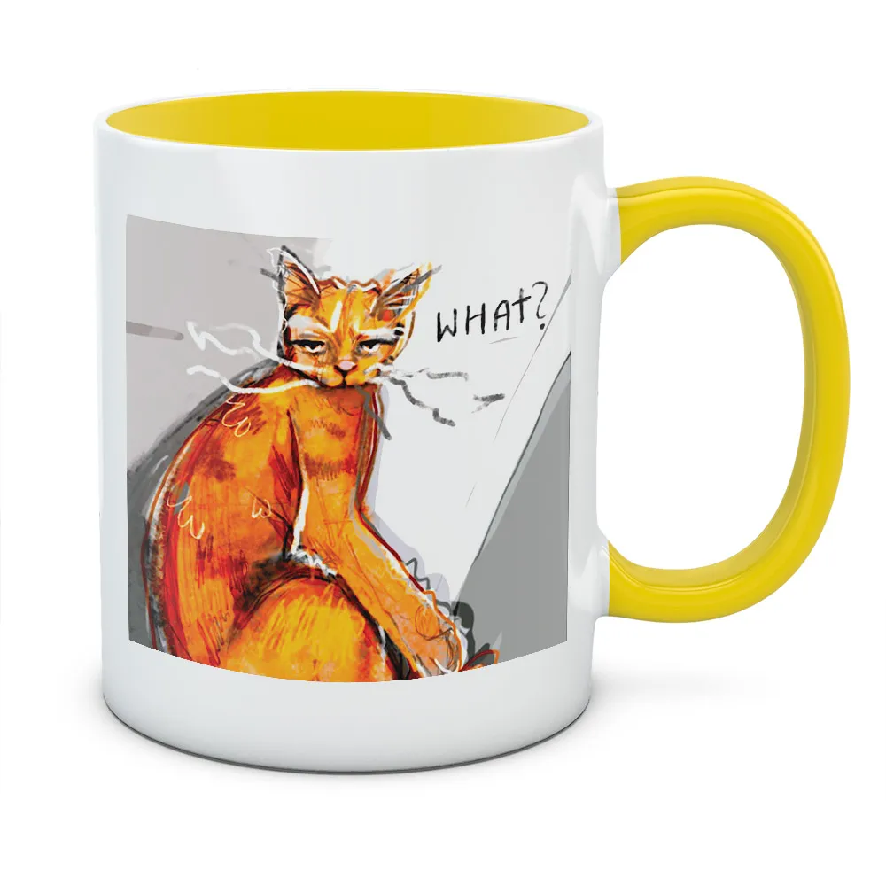 Kubek DZIEŃ KOTA WHAT