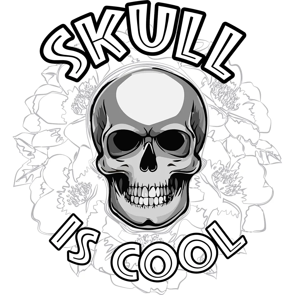 Bluza damska z kapturem SKULL IS COOL 1