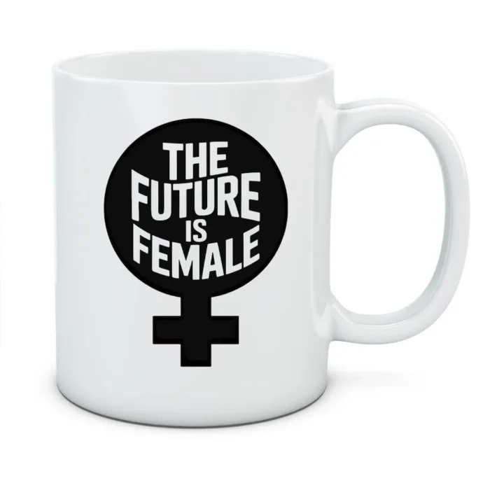 Kubek Future is female - kolor biały