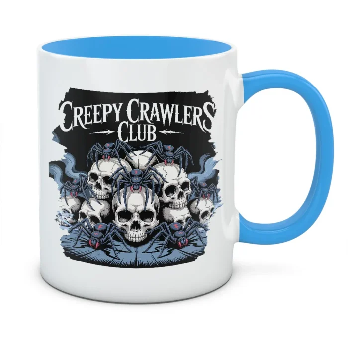 Kubek Creepy Crawlers Club - kolor biały